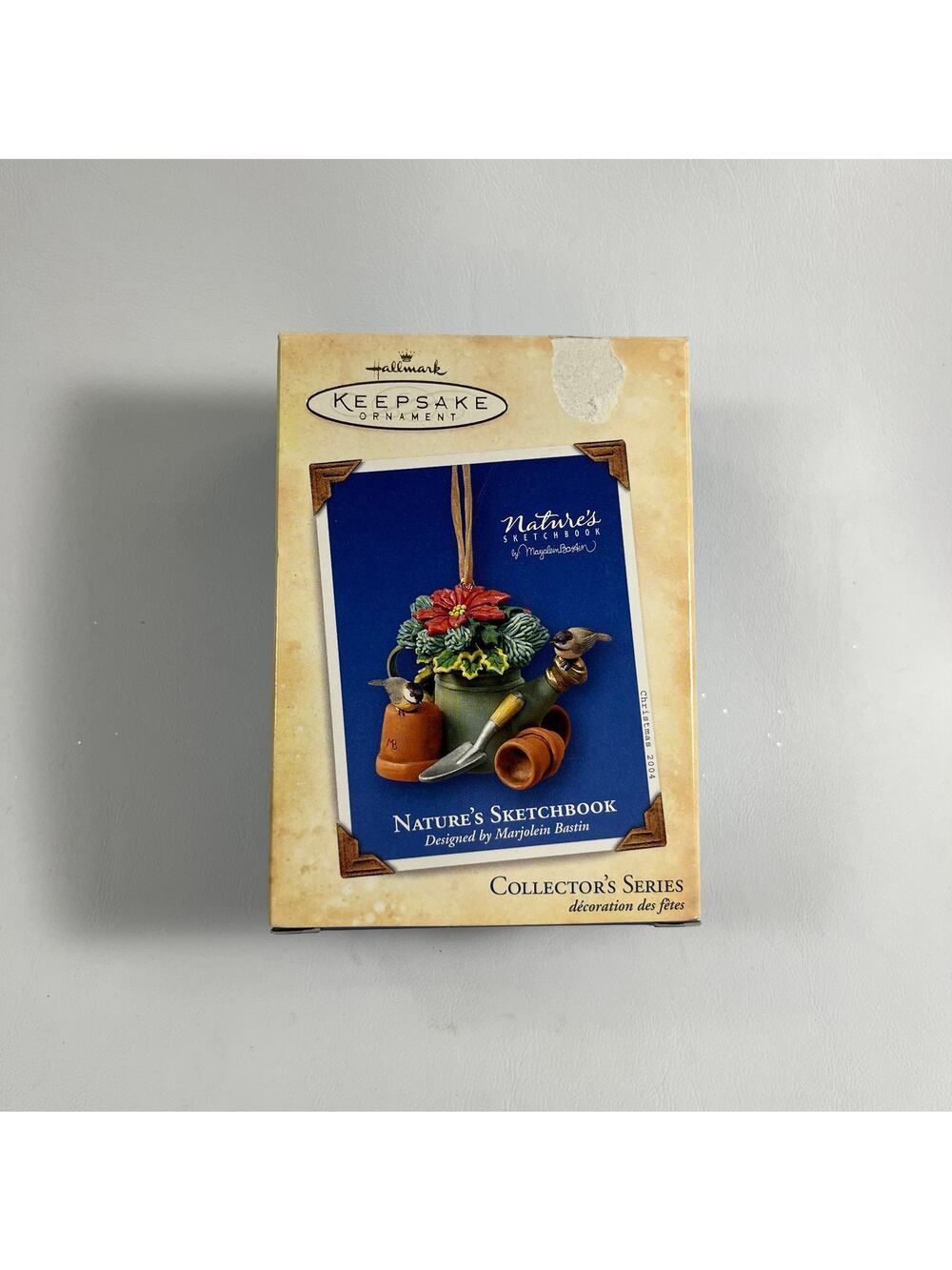 2004 Hallmark Nature's Sketchbook Keepsake Christmas Ornament Garden Cottage